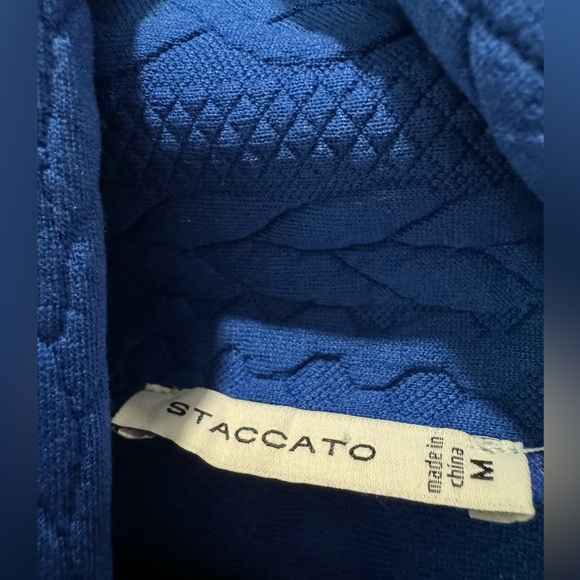NWOT STACCATO QUILTED HEAVYWEIGHT TOP - Picture 2 of 4